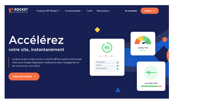 WP Rocket - meilleur plugin seo wordpress
